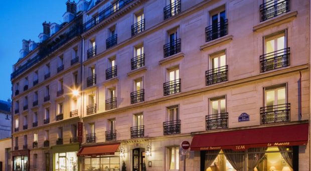 Hotel em Paris com ótimo custo benefíciol, localizado no Marais, melhor bairro de Paris.