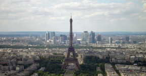 Torre Eiffel do Alto da Torre Montparnasse