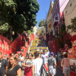 Escadaria Selaron - Passeio de bicicleta no Rio de Janeiro