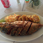 Almoço Isla Perro em San Blas no Panamá