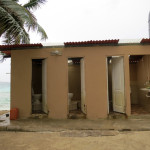 banheiro Isla Perro em San Blas no Panamá