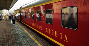 Trem Noturno entre São Petersburgo e Moscou Rússia