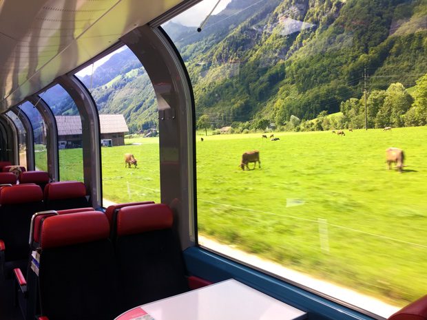 trens panorâmicos na Suiça estão incluídos no Swiss Travel Pass