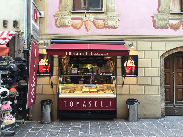 sorveteria em Innsbruck