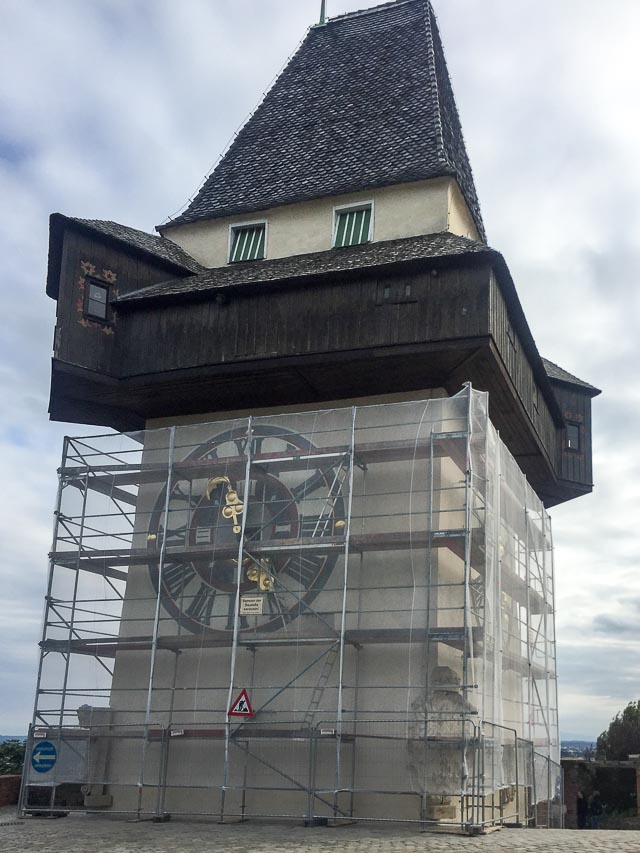 O que fazer em Graz. Torre do relógio, Graz, Áustria