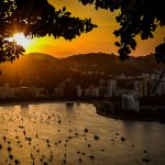 Pôr do Sol no morro da Urca, Rio de Janeiro
